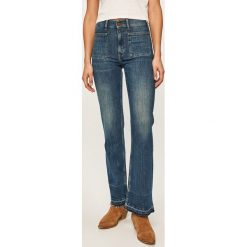 Polo Ralph Lauren - Jeansy Flare. Niebieskie jeansy damskie Polo Ralph Lauren, z podwyższonym stanem. W wyprzedaży za 569,90 zł.