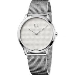 Calvin Klein Minimal Zegarek Srebrny. Szare zegarki męskie Calvin Klein, srebrne. Za 917,95 zł.