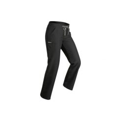 Spodnie turystyczne zimowe SH100 Ultra-Warm damskie. Czarne spodnie damskie QUECHUA, l, z poliesteru. Za 69,99 zł.