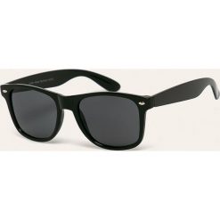 Answear - Okulary. Czarne okulary przeciwsłoneczne damskie ANSWEAR. W wyprzedaży za 49,90 zł.