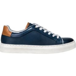 Sneakersy BUNN000084. Pomarańczowe sneakersy męskie Giacomo Conti, bez zapięcia. Za 399,00 zł.