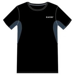 Hi-tec Koszulka męska Redan Black/Blue Wing Teal r. 2XL. Czarne t-shirty męskie marki Hi-tec, m. Za 47,12 zł.