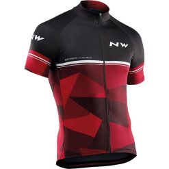 Northwave koszulka rowerowa męska Origin Jersey Short Sleeves XL Black/Red. Czerwone koszulki męskie Northwave, xl, z nadrukiem, z jersey, z klasycznym kołnierzykiem, bez rękawów. Za 249,00 zł.