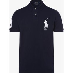 Polo Ralph Lauren - Męska koszulka polo, niebieski. Niebieskie koszulki męskie Polo Ralph Lauren, m, z haftami, polo, bez rękawów. Za 659,95 zł.