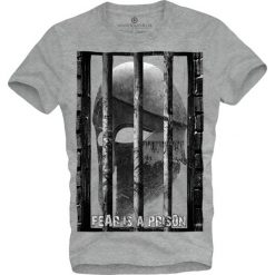 T-shirt męski UNDERWORLD Fear is a prison. Czarne t-shirty męskie Underworld, xxl, bez wzorów, z bawełny, bez kołnierzyka. Za 69,99 zł.