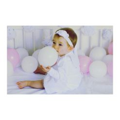 Sukienka do chrztu Angel's wings White. Białe sukienki niemowlęce NoNiNo, bez wzorów, bez rękawów. Za 129,00 zł.