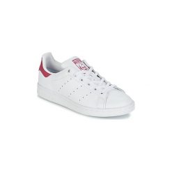 Buty Dziecko adidas STAN SMITH J. Białe trampki dziewczęce Adidas, bez wzorów, bez zapięcia. Za 289,00 zł.