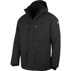 Kurtka funkcyjna "Krafla" w kolorze czarnym. Czarne kurtki męskie Westfjord, s, z aplikacjami, ze skóry, bez kaptura. W wyprzedaży za 299,95 zł.