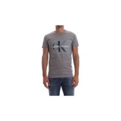 T-shirty z krótkim rękawem Calvin Klein Jeans J30J307842 CORE MONOGRAM BOX. Szare t-shirty męskie Calvin Klein Jeans, s, bez wzorów, z jeansu, bez kołnierzyka, krótkie. Za 153,26 zł.