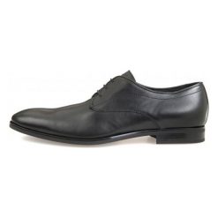 Geox półbuty męskie New Life 41, czarne. Czarne półbuty męskie Geox, bez wzorów, ze skóry, eleganckie, bez zapięcia. W wyprzedaży za 433,00 zł.