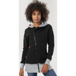 Czarna Bluza Liloris. Czarne bluzy damskie Born2be, s, bez wzorów, bez rękawów, bez kaptura. Za 119,99 zł.