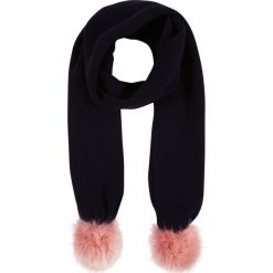 PS by Paul Smith POM SCARF Szal navy. Niebieskie szaliki damskie marki PS by Paul Smith, bez wzorów, z wełny. W wyprzedaży za 345,95 zł.