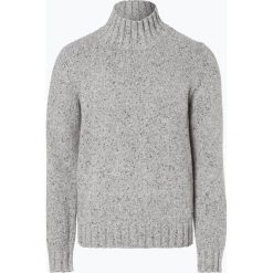 Selected - Sweter męski, szary. Szare swetry klasyczne męskie marki Selected, s, z bawełny, eleganckie, z klasycznym kołnierzykiem. Za 299,95 zł.