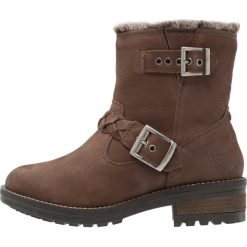 Superdry HURBIS Śniegowce distressed brown. Brązowe śniegowce damskie Superdry, z materiału. W wyprzedaży za 441,15 zł.