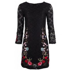 Sukienki: Desigual Sukienka Damska Vermond 40 Czarna