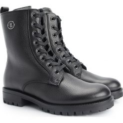 Bogner Botki "New Meribel II 5B". Półbuty damskie Bogner, bez wzorów, ze skóry, bez obcasa, na płaskiej podeszwie, bez zapięcia. Za 1279,00 zł.