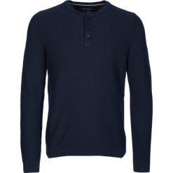 Koszulka w kolorze granatowym. Niebieskie koszulki męskie Marc O'Polo, m, bez wzorów, z bawełny, z okrągłym kołnierzem, z długim rękawem, długie. W wyprzedaży za 289,95 zł.