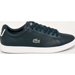 Lacoste - Buty Carnaby Evo. Niebieskie sneakersy męskie Lacoste, z okrągłym noskiem, na sznurówki. Za 439,90 zł.