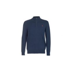 Swetry Timberland WILLIAMS RIVER 1/2 ZIP. Niebieskie swetry męskie Timberland, s, bez wzorów, bez kołnierzyka, bez kaptura. Za 291,80 zł.