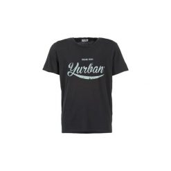 T-shirty z krótkim rękawem Yurban EQUINE. Czarne t-shirty męskie Yurban, s, bez wzorów, bez kołnierzyka, krótkie. W wyprzedaży za 53,40 zł.