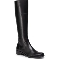Oficerki CAPRICE - 9-25525-23 Black Nappa 022. Czarne kozaki damskie Caprice, ze skóry, bez obcasa, bez zapięcia. Za 549,00 zł.