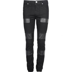 Versace Jeans Jeansy "Slim". Czarne jeansy męskie Versace Jeans, bez wzorów, z jeansu. Za 549,00 zł.
