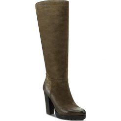 Kozaki EVA MINGE - Lupita 2T 17SM1372227EF 415. Zielone bez kategorii marki Eva Minge, z nubiku. W wyprzedaży za 329,00 zł.