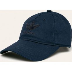 Adidas Originals - Czapka. Niebieskie czapki damskie z bawełny. Za 99,90 zł.