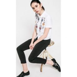 Only - Koszula. Szare koszule damskie marki ONLY, s, z bawełny, casualowe, z klasycznym kołnierzykiem, z krótkim rękawem. W wyprzedaży za 39,90 zł.