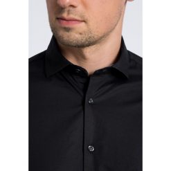 Tommy Hilfiger - Koszula Stretch Poplin. Czarne koszule męskie TOMMY HILFIGER, xxl, bez wzorów, z elastanu, eleganckie, button down, z długim rękawem. Za 299,90 zł.