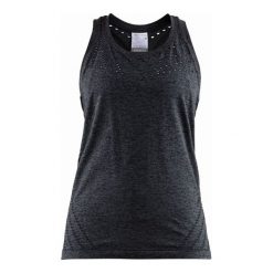 Craft Tank Top Damski Core 2.0, Ciemno-Szary L. Szare topy damskie marki Craft, l, z materiału. W wyprzedaży za 115,00 zł.