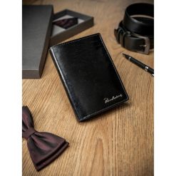 SKÓRZANY PORTFEL MĘSKI PIERRE ANDREUS SKÓRA RFID. Pomarańczowe portfele męskie PIERRE ANDREUS, bez wzorów, ze skóry. Za 149,00 zł.