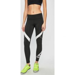 Reebok - Legginsy. Czarne spodnie damskie Reebok, s, z elastanu. W wyprzedaży za 139,90 zł.