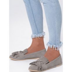 Szare Mokasyny Navy Blue. Szare mokasyny damskie Renee. W wyprzedaży za 44,99 zł.