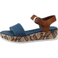U.S. POLO ASSN. sandały damskie Elba Denim 36 niebieskie. Niebieskie sandały damskie U.S. Polo Assn., bez wzorów, z jeansu, bez obcasa, bez zapięcia. Za 339,00 zł.