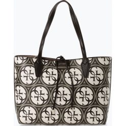 Guess Jeans - Damska dwustronna torba shopper z torebką, beżowy. Brązowe torby damskie na zakupy Guess Jeans, z aplikacjami, z jeansu, eleganckie, bez dodatków. Za 579,95 zł.