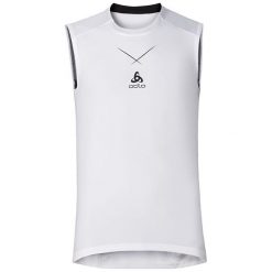 Odlo Koszulka Ceramicool Singlet crew neck rozmiar L biała. Białe koszulki sportowe męskie marki Odlo, l. Za 119,95 zł.