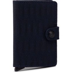 Mały Portfel Męski SECRID - Miniwallet MDa Dash Navy. Niebieskie portfele męskie Secrid, bez wzorów, ze skóry. Za 249,00 zł.