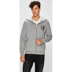 Trussardi Jeans - Bluza. Szare bluzy męskie Trussardi Jeans, xl, bez wzorów, z elastanu, z kapturem, bez rękawów, z kapturem. W wyprzedaży za 269,90 zł.