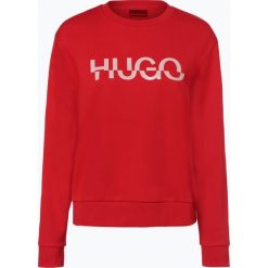 HUGO - Damska bluza nierozpinana – Nicci_1, czerwony. Czerwone bluzy damskie z nadrukiem marki HUGO, xl, z bawełny. Za 399,95 zł.