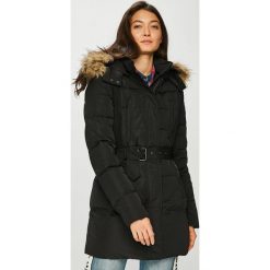 Pepe Jeans - Kurtka puchowa. Niebieskie kurtki damskie Pepe Jeans, s, w paski, z poliesteru, długie. W wyprzedaży za 579,90 zł.