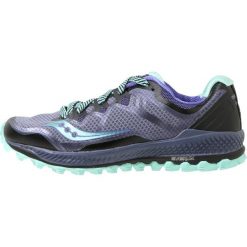 Saucony PEREGRINE 8 Obuwie do biegania Szlak grey/violet /aqua. Fioletowe buty do biegania damskie Saucony, z materiału. Za 569,00 zł.