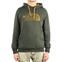 The North Face Drew Peak Hoodie T0AHJYEU0 bluzy męskie zielone S. Zielone bluzy męskie The North Face, na lato, s, bez wzorów, z bawełny, z kapturem, bez rękawów, z kapturem. W wyprzedaży za 269,99 zł.