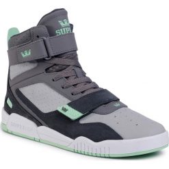 Sneakersy SUPRA - Breaker 05893-024 Grey/Mint/White. Szare sneakersy męskie Supra, na co dzień, bez wzorów, z zamszu, eleganckie, bez zapięcia. Za 499,00 zł.