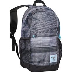 Plecak "Crystal New" w kolorze czarno-szarym - 30 x 47 x 15 cm. Szare plecaki damskie marki Chiemsee Bags, w paski. W wyprzedaży za 87,95 zł.