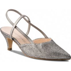 Sandały PETER KAISER - Calina 55187/300 Silber Estrela. Szare klapki damskie marki Peter Kaiser, bez wzorów, ze skóry, bez obcasa, na obcasie. W wyprzedaży za 389,00 zł.