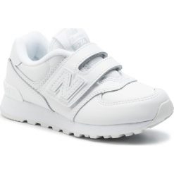 Sneakersy NEW BALANCE - YV574ERM Biały. Białe półbuty dziewczęce New Balance, na rzepy. Za 249,00 zł.