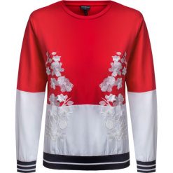 Bluza SPORTALM SIENNA Biały|Czerwony. Czerwone bluzy sportowe damskie marki Sportalm, z aplikacjami. Za 365,00 zł.