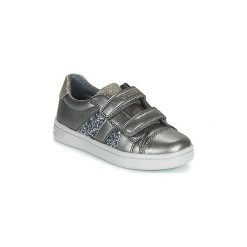 Buty Dziecko Geox J DJROCK GIRL. Szare trampki dziewczęce Geox, bez wzorów, bez zapięcia. Za 239,00 zł.