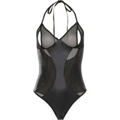 Body ze stringami "ouvert" bonprix czarny. Czarne bluzki body bonprix. Za 59,99 zł.